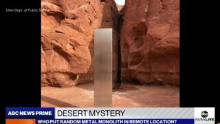 Alien Monolith found in Utah? (2001: Odyssey in Space)