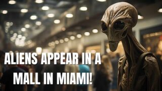 Aliens appears in a Mall in Miami through a Portal